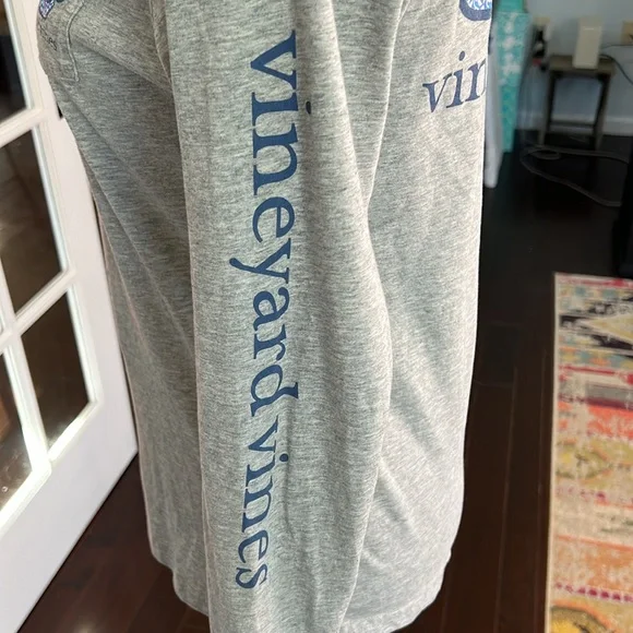 VINEYARD VINES long sleeve tee, grey size XS - Picture 7 of 8